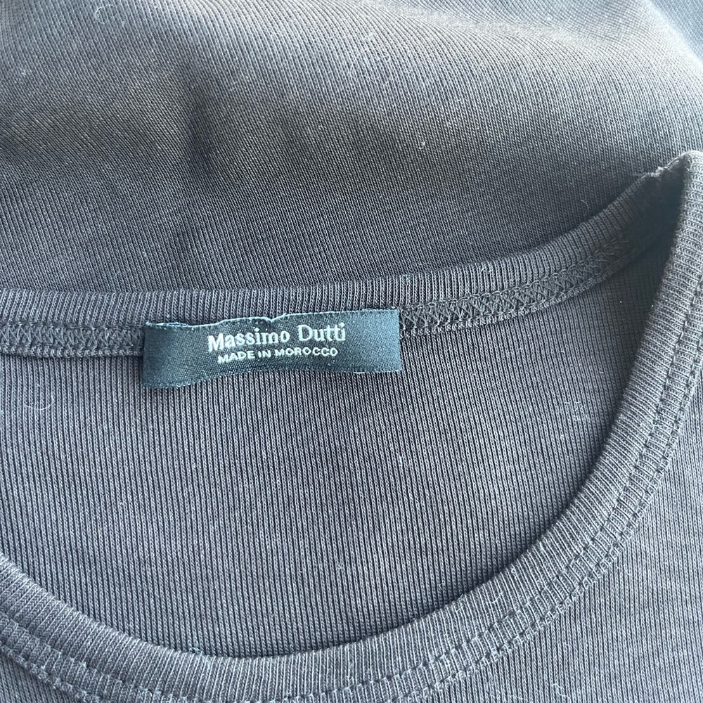 Massimo Dutti Chocolate Brown Tank Top with Silver Accents - Picture 5 of 6